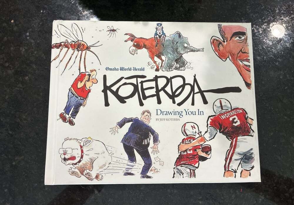 Koterba: Drawing You In by Jeff Koterba (2014 Hardcover Cartoon Collection) A645